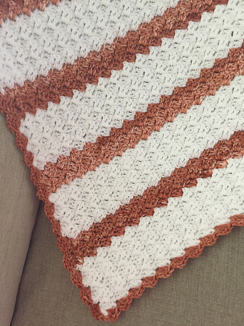 Clay Striped Blanket