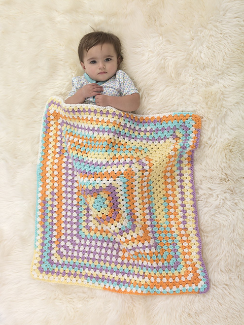 Happy Colors Baby Afghan - Free Pattern