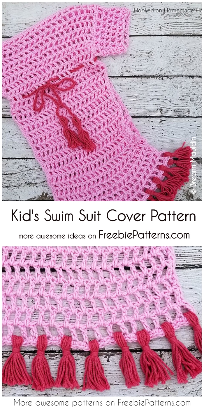 Crochet Kid's Swim Suit Cover Pattern