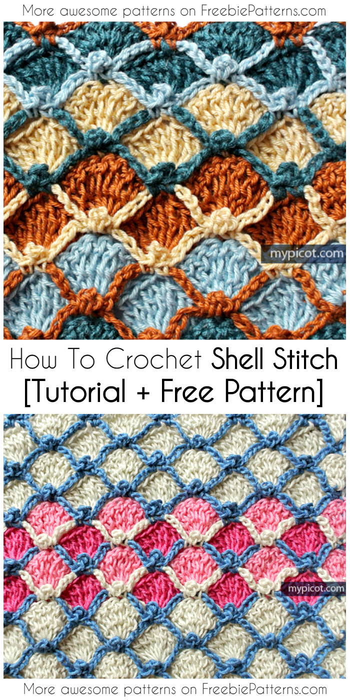 How To Crochet Shell Stitch [Tutorial + Free Pattern]