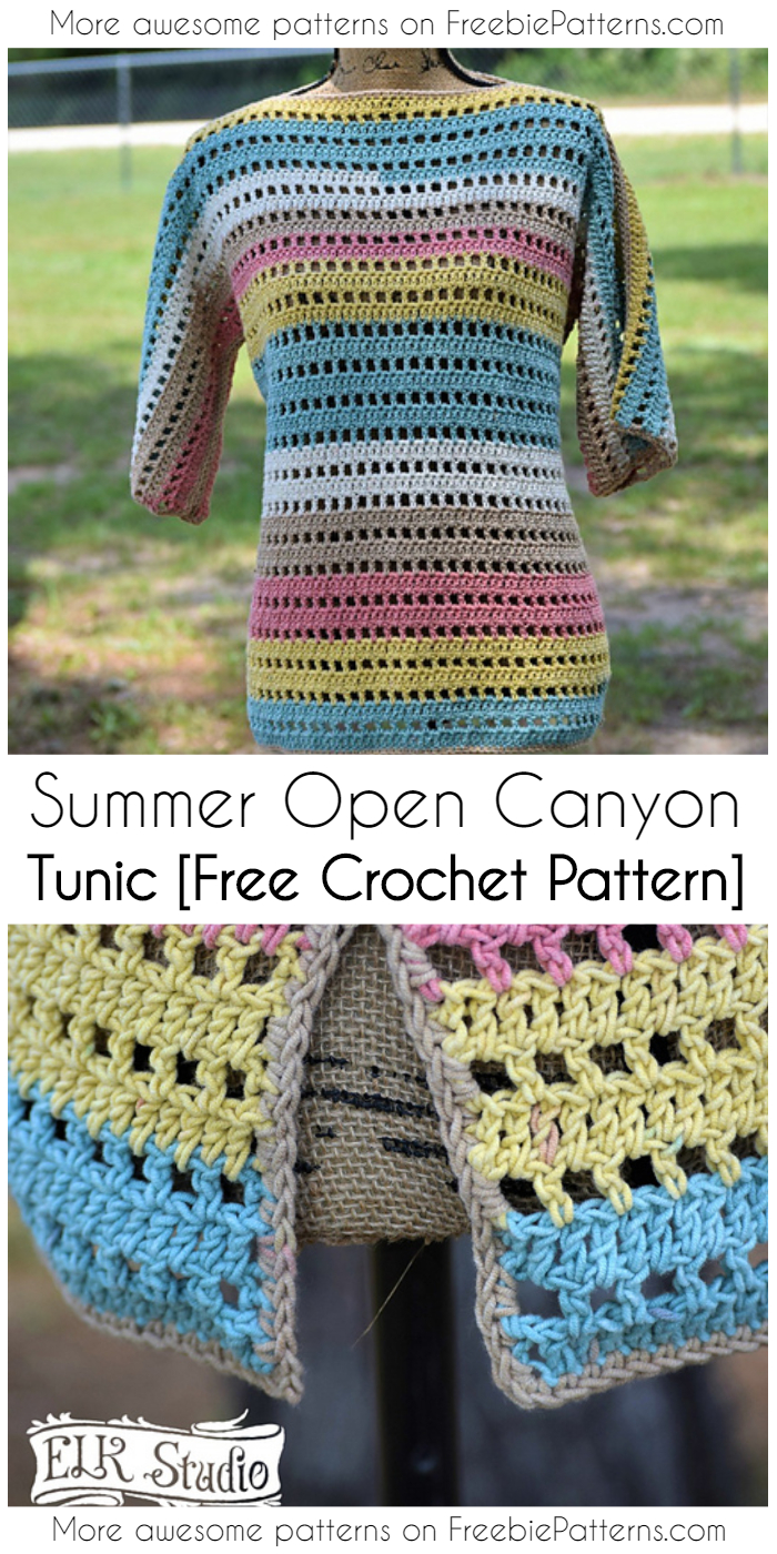 Summer Open Canyon Tunic [Free Crochet Pattern]