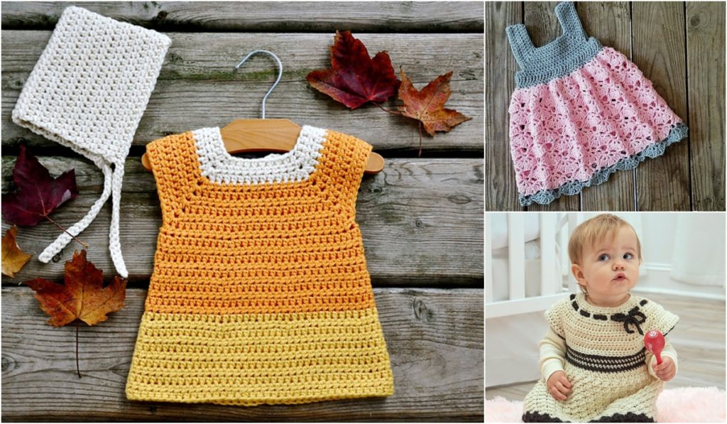 Easy And Funny Ideas For a Lovely Crochet Baby Dress