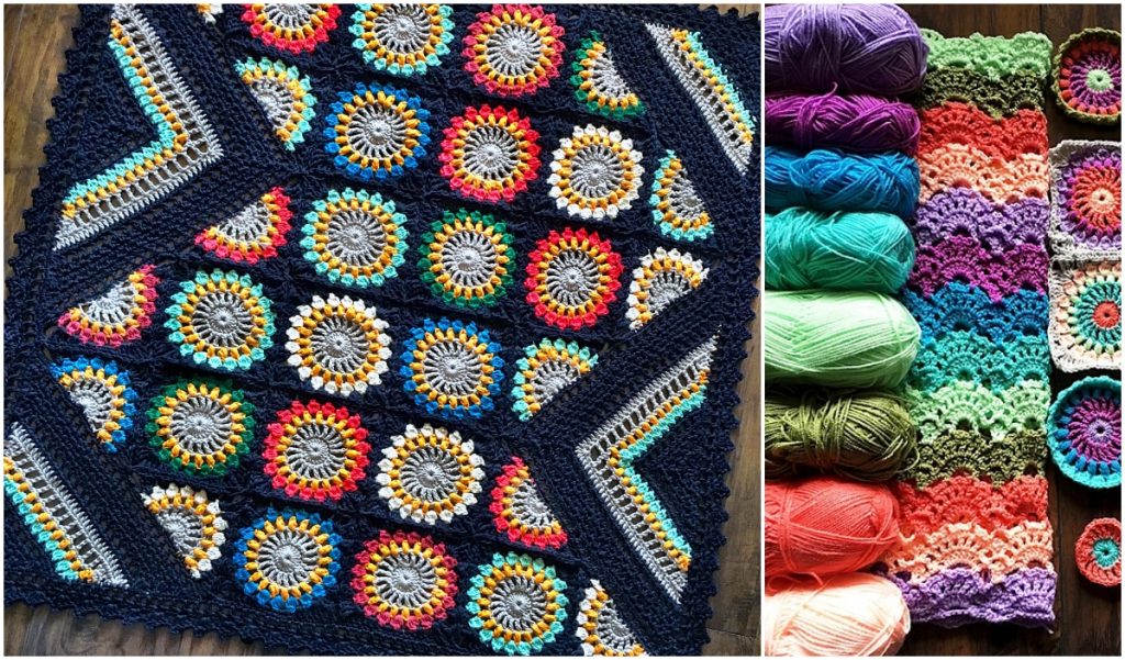 Crochet Wildflower Blanket Pattern