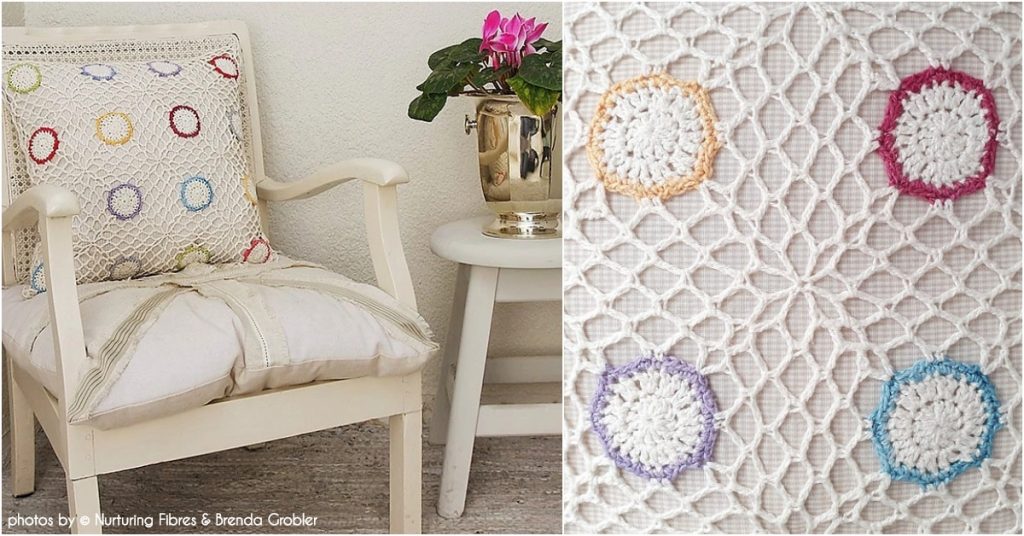 Crochet Lacy Cushion - Free Crochet Pattern